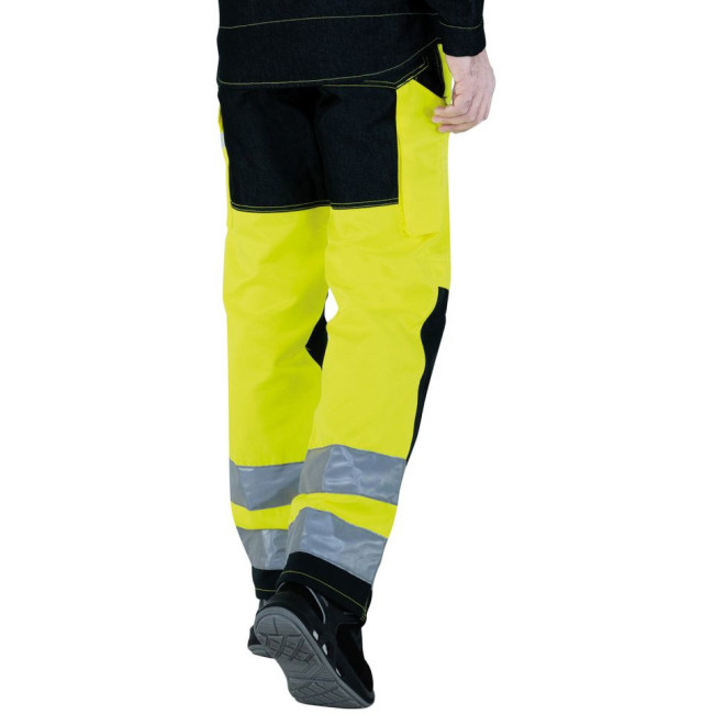 Pantalon haute visibilité homme Star jaune et noir - Lafont