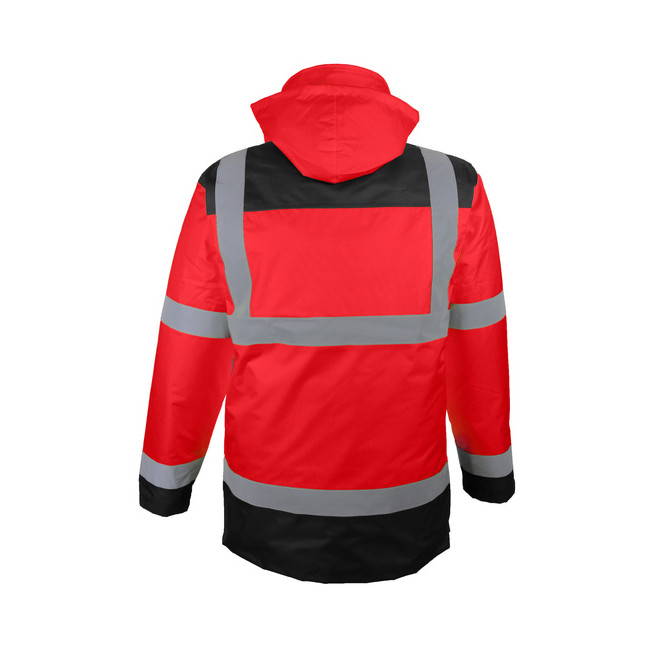 4-in-1 Hochsichtbarkeitsparka rot - Singer Safety