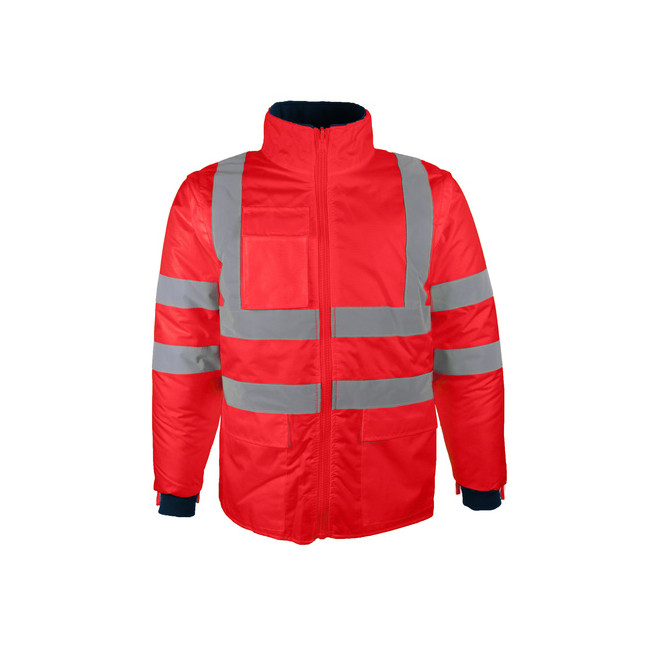 Parka 4 en 1 haute visibilité rouge - Singer Safety
