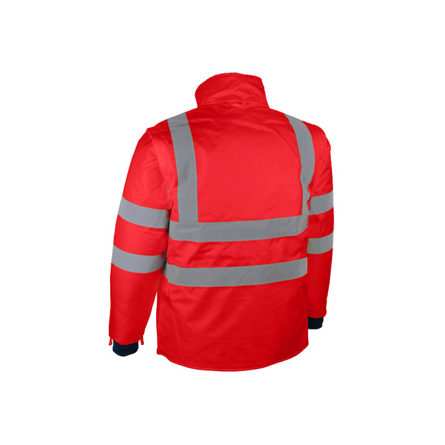 Parka 4 en 1 haute visibilité rouge - Singer Safety