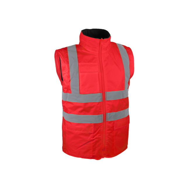 Parka 4 w 1 o wysokiej widoczności czerwona - Singer Safety
