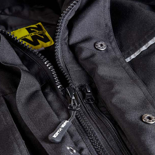 Veste de travail imperméable Mermoz Noir - North Ways