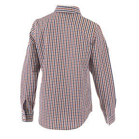 Belleville Bluse kariert Marine / Rot - Lafont