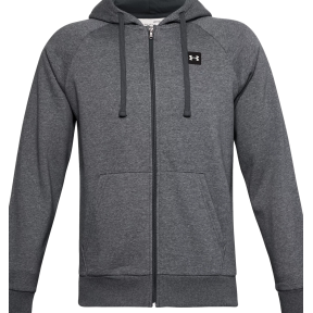 Sweat à capuche Rival Fleece Full Zip Gris - Under Armour