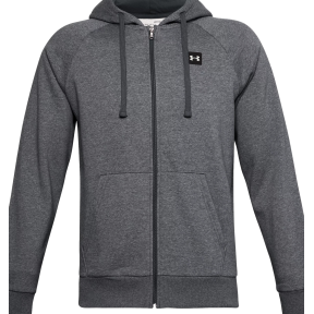 Sweat à capuche Rival Fleece Full Zip Gris - Under Armour