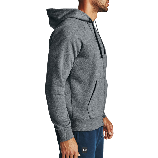 Sweat à capuche Rival Fleece Full Zip Gris - Under Armour