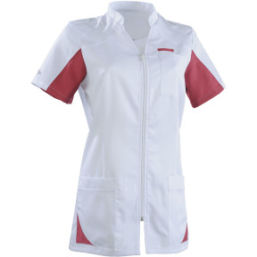 Tunique coupe cintrée Sandrine blanc et rouge - Lafont