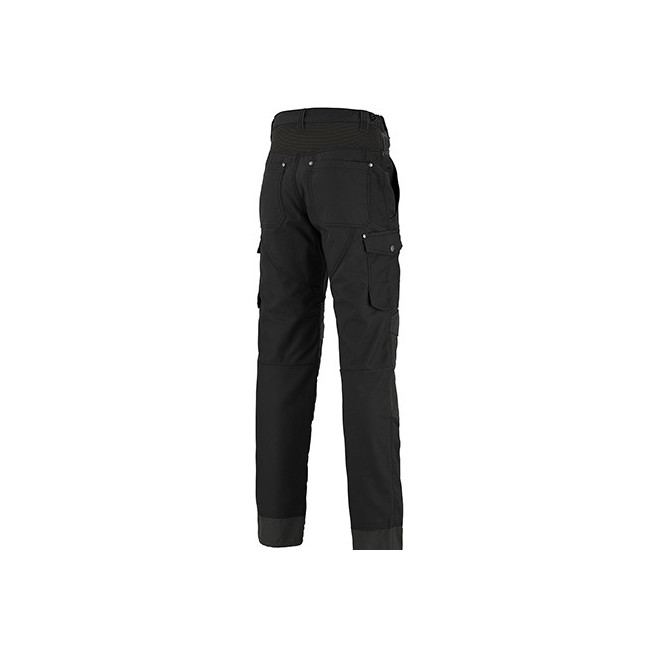 PANTALON H POCHES TAILLE VOLANTES ROTOR NOIR - Lafont