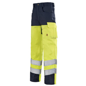 Hoge zichtbaarheidsbroek Iris (EJ 82) geel en marineblauw - Lafont