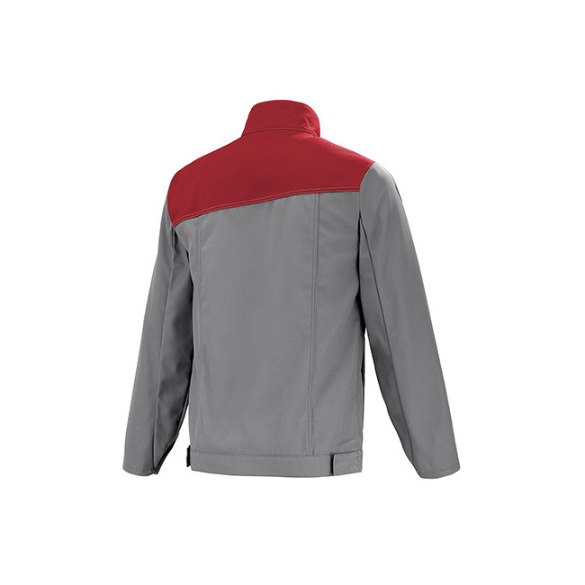 Arbeitsbluse Granatmineral grau / rot - Lafont