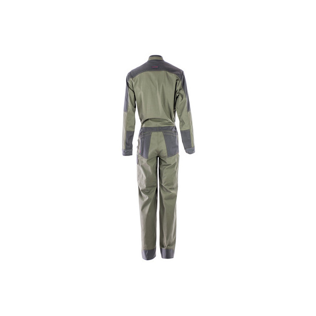 COMBINAISON DOUBLE FERMETURE À GLISSIÈRE WIRE KAKI / CHARCOAL - Lafont