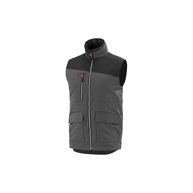 Arbeits-Bodywarmer Hammer Charcoal / Schwarz - Lafont