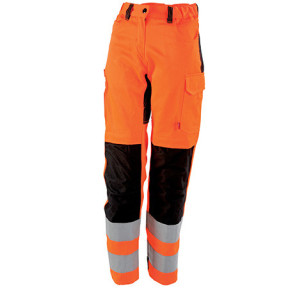 Werkbroek dames Tara HV Oranje / Zwart - Lafont