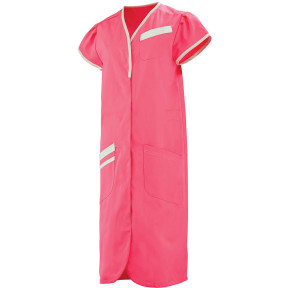Blouse manches courtes Daphnée rose et blanc - Lafont