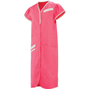 Blouse manches courtes Daphnée rose et blanc - Lafont