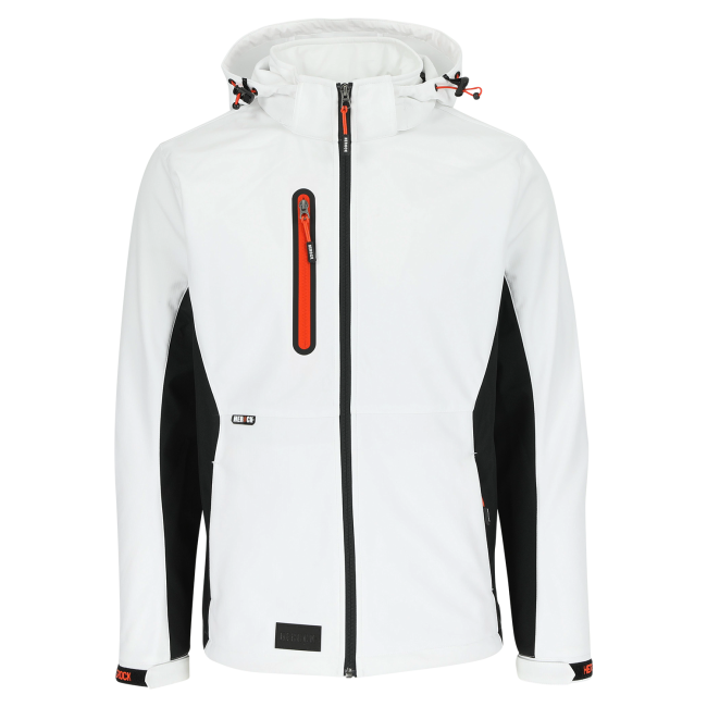 Softshell à capuche TRYSTAN Blanc - Herock