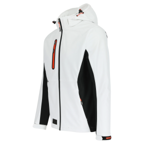 Softshell z kapturem TRYSTAN Biały - Herock