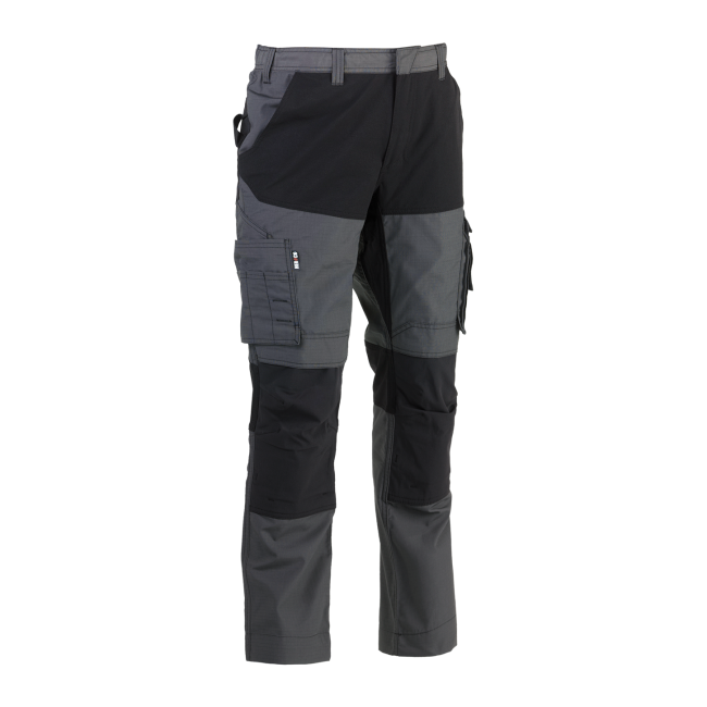 Werkbroek met meerdere zakken HECTOR Antraciet/Zwart - Herock