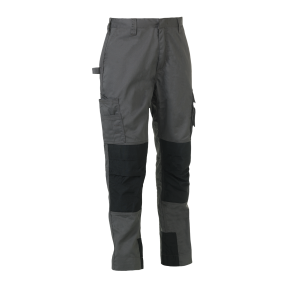 Pantalon de travail déperlant TITAN Gris/Noir - Herock