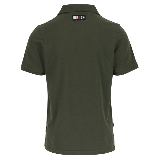 Kurzarm-Poloshirt Levi Grün - Herock