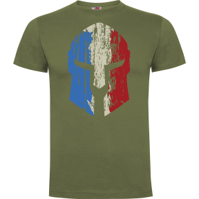 T-shirt Zielony Spartan Tricolore- Army Design by Summit Outdoor