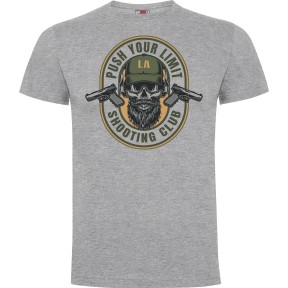Tee-shirt Push your limit Gris Chiné - Army Design by Summit Outdoor