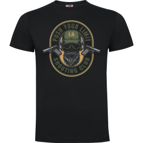 Zwart T-shirt Push your limit - Army Design by Summit Outdoor