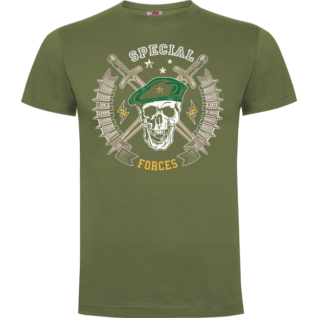 Tee-shirt Vert Special forces - Army Design by Summit Outdoor