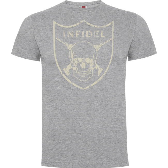 T-shirt Infidel Szary Melanż - Army Design by Summit Outdoor