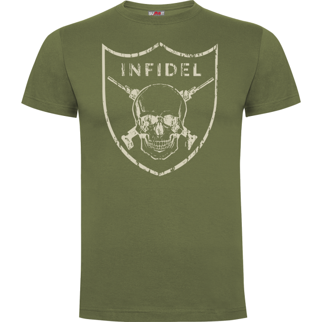 T-Shirt Grün Infidel - Army Design von Summit Outdoor