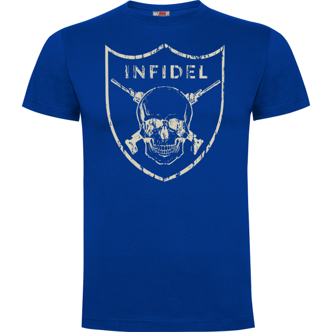 T-shirt Infidel Koninksblauw - Army Design by Summit Outdoor
