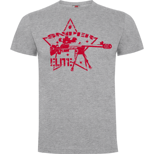 Tee-shirt Sniper Elite Gris Chiné - Army Design by Summit Outdoor