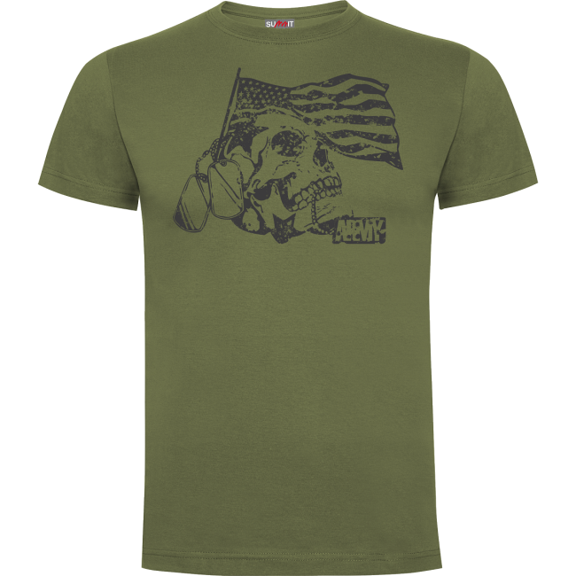 Tee-shirt DEATH FOR NATION 100% coton - Army Design by Summit Outdoor