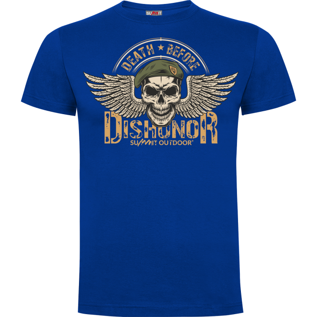 Tee-shirt Bleu Royal Dishonor - Army Design by Summit Outdoor