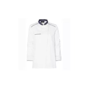 Veste de cuisine femme Néospirit Blanc et Denim - Molinel