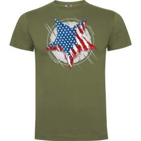 T-shirt Zielony Gwiazda US- Army Design by Summit Outdoor