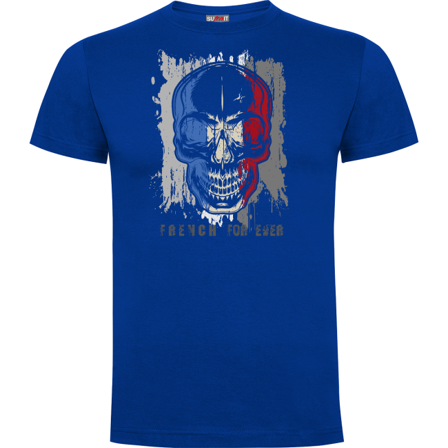 T-Shirt Königsblau French for Ever - Army Design von Summit Outdoor