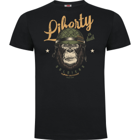 Tee-shirt Noir Liberty or Death - Army Design by Summit Outdoor