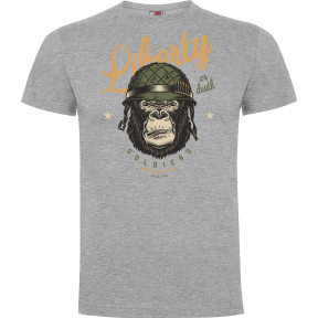 Tee-shirt Liberty or Death Gris Chiné - Army Design by Summit Outdoor