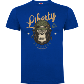 Tee-shirt Liberty or Death Bleu royal - Army Design by Summit Outdoor