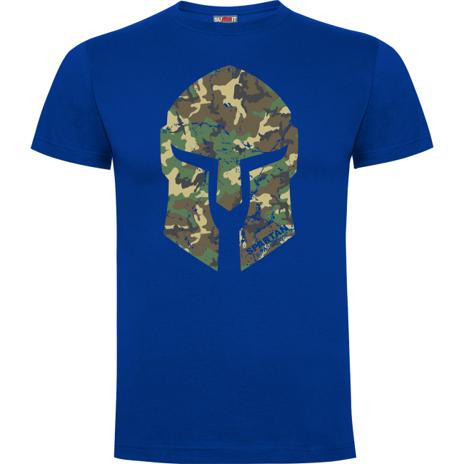 Tee-shirt Spartan woodland Bleu royal - Army Design by Summit Outdoor