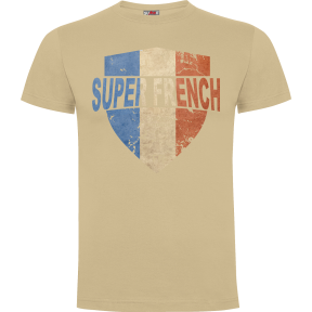 T-shirt Ecusson Superfrench Zand - Army Design by Summit Outdoor