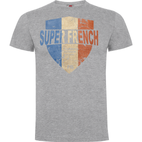 Koszulka Ecusson Superfrench Szary Melanż - Army Design by Summit Outdoor