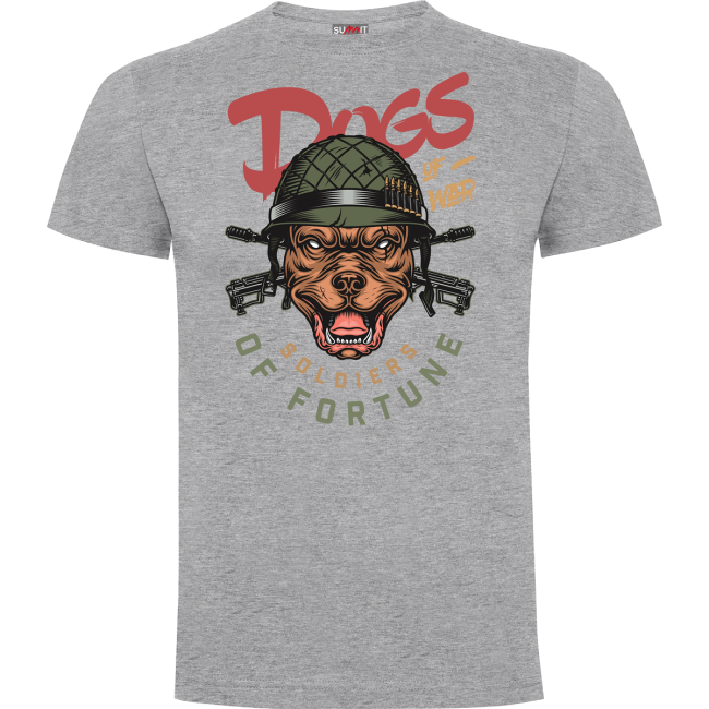 Tee-shirt Dogs of war Gris Chiné - Army Design by Summit Outdoor