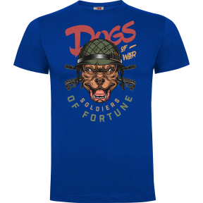 Tee-shirt Dogs of war Bleu royal - Army Design by Summit Outdoor