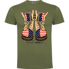 T-shirt Groen Military fashion - Army Design by Summit Outdoor