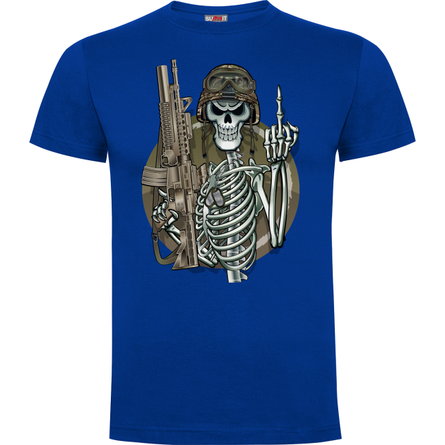 T-shirt Szkielet Królewski niebieski - Army Design by Summit Outdoor
