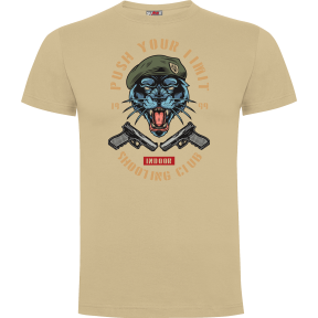 Tee-shirt Sable Push your limit tiger - Army design by Summit Outdoor