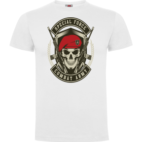 Tee-shirt Blanc Combat Army - Army design by Summit Outdoor