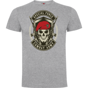 T-Shirt Combat Army Grau Meliert - Army Design by Summit Outdoor